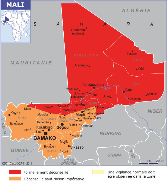 Mali, 4 avril 2012