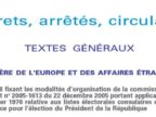 Lire la suite de : Arrêté relatif à la formation et au rôle de la commission de contrôle de la liste électorale consulaire (LEC)