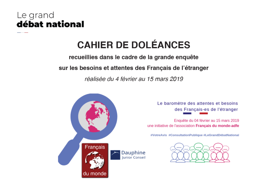 Cahier des doléances 2019