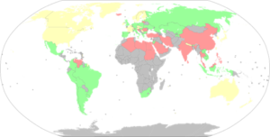 Statut du don du sang des hommes ayant des relations sexuelles avec des hommes dans le monde.