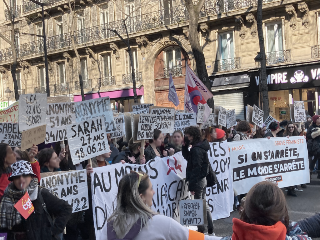 Manifestation du 8 mars 2022 à Paris Manifestation du 8 mars 2022 à Paris